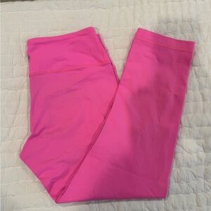 Lululemon Cropped Pink Leggings